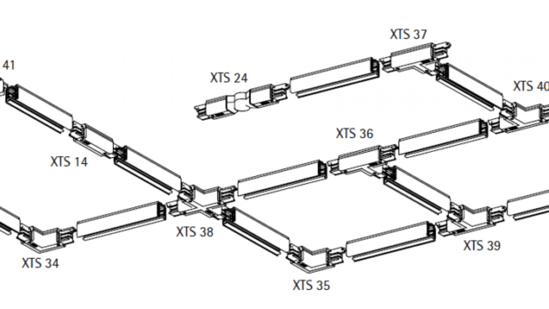 Stromschiene TRK track system